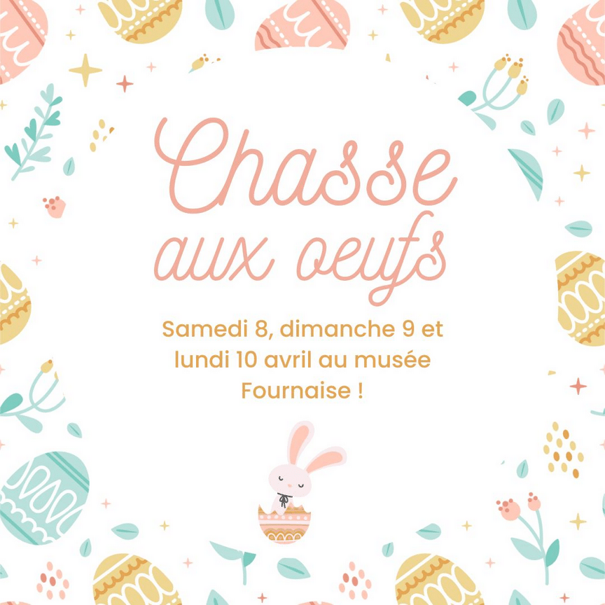 Chasse aux oeufs Musée Fournaise Chatou