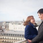 Bulles de joie Séance photo couple Toits de Paris