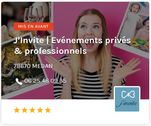 J'invite événements privés et professionnels Paris Ouest