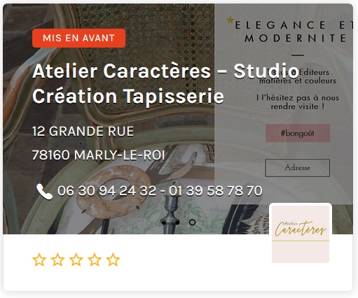 Atelier Caracteres - Studio Création Tapisserie Paris Ouest