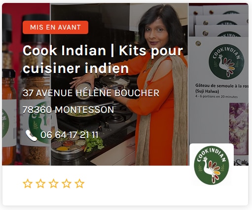 Cook Indian Kits pour cuisine Indienne Ouest de Paris