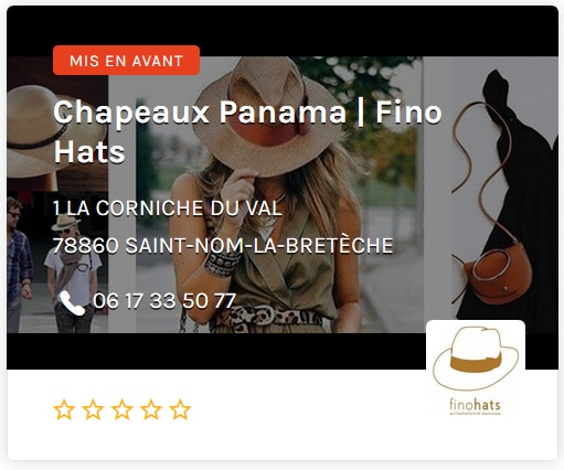 Fino Hat Chapeau Panama ouest de Paris