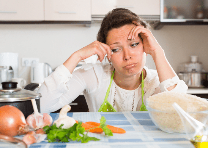 Femme pas envie de manger Ouest de paris