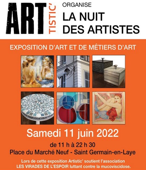 Art tistic 2022 La nuit des artistes Saint Germain en Laye