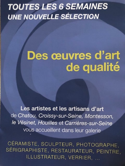 Berthe et Edgar _ Chatou Galerie artistes Artisans d'Art Yvelines