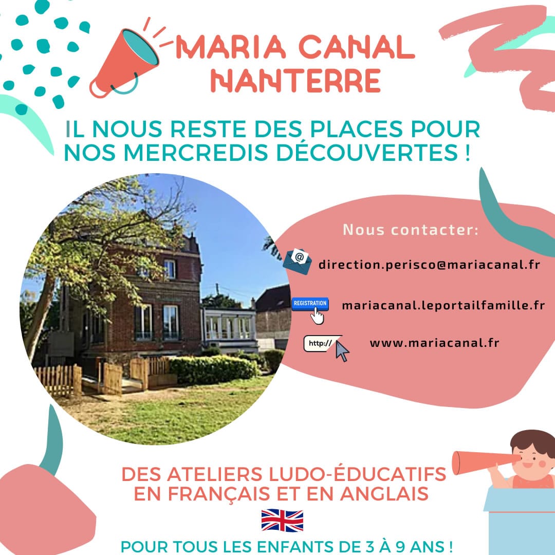 Maria Canal Mercredis Découvertes _ Ouest de Paris