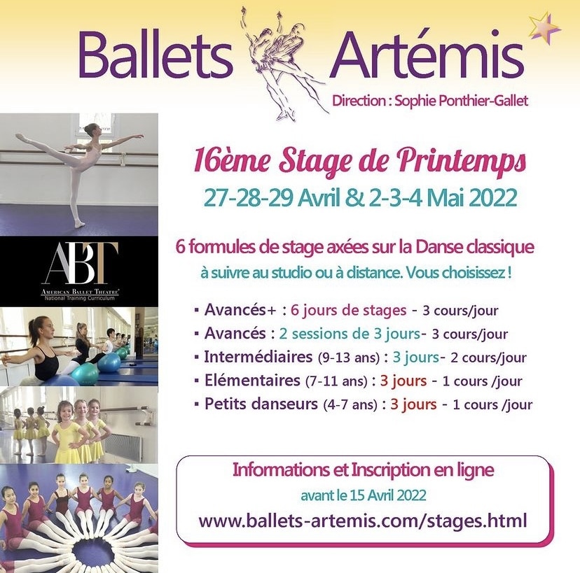 Ballet Artemis Versailles Paris ouest
