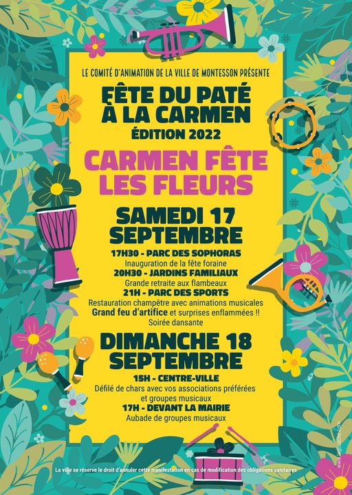 Montesson Carmen fete les fleurs