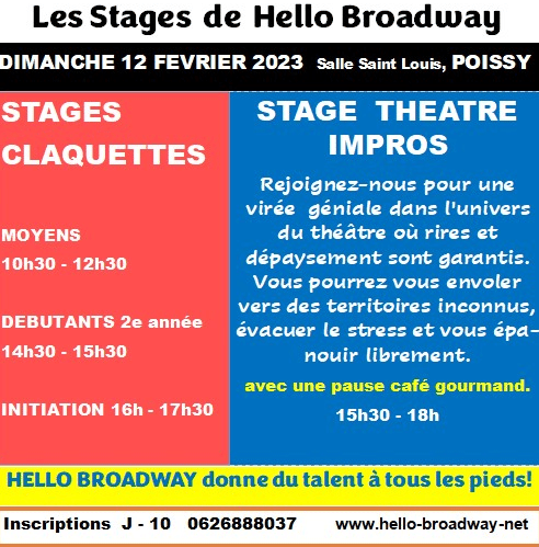 Hello broadway comedi musicale paris ouest