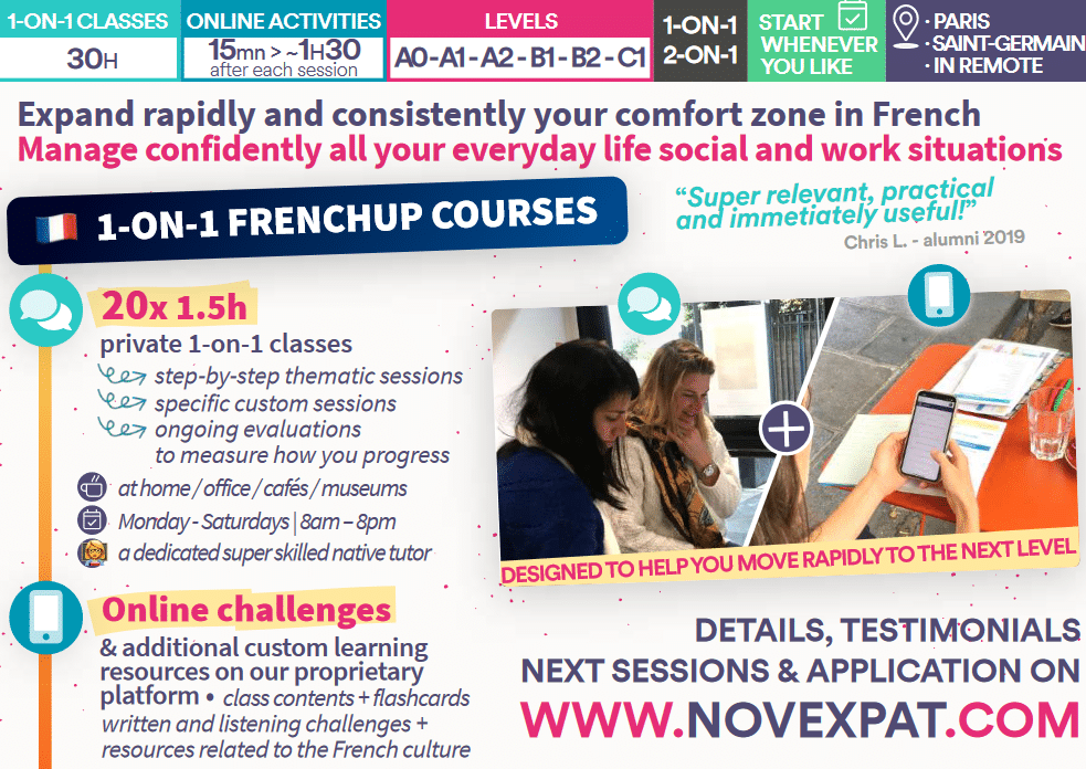 Novexpat French Courses Ouest de Paris