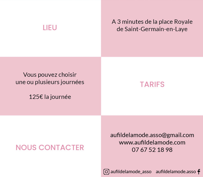 Au fil de la mode - Saint Germain en laye