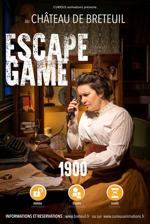 ESCAPE GAME  Château de Breteuil Paris ouest