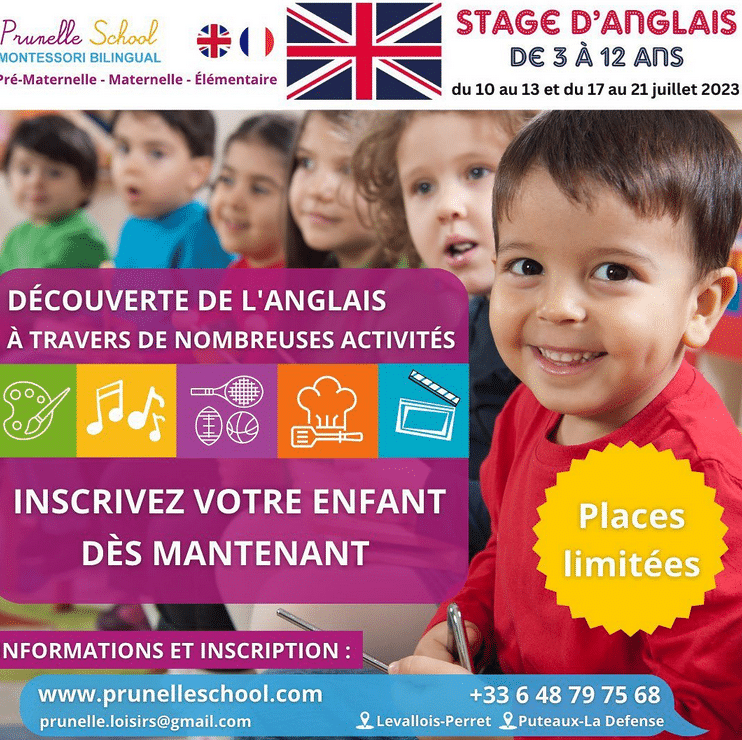 Prunelle School Montessori Vacances d ete paris ouest