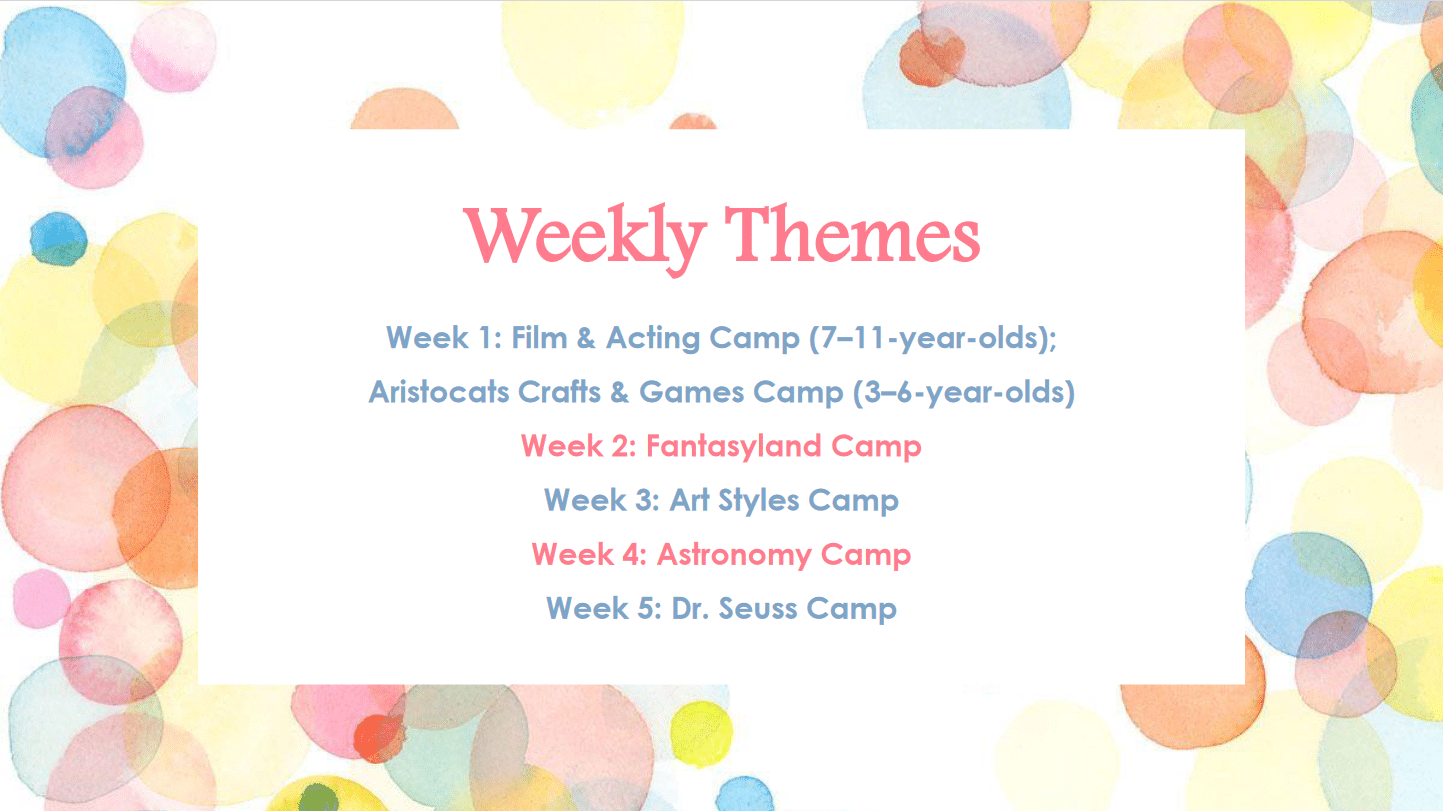 2 Same Club Summer Holiday Camp Paris Ouest