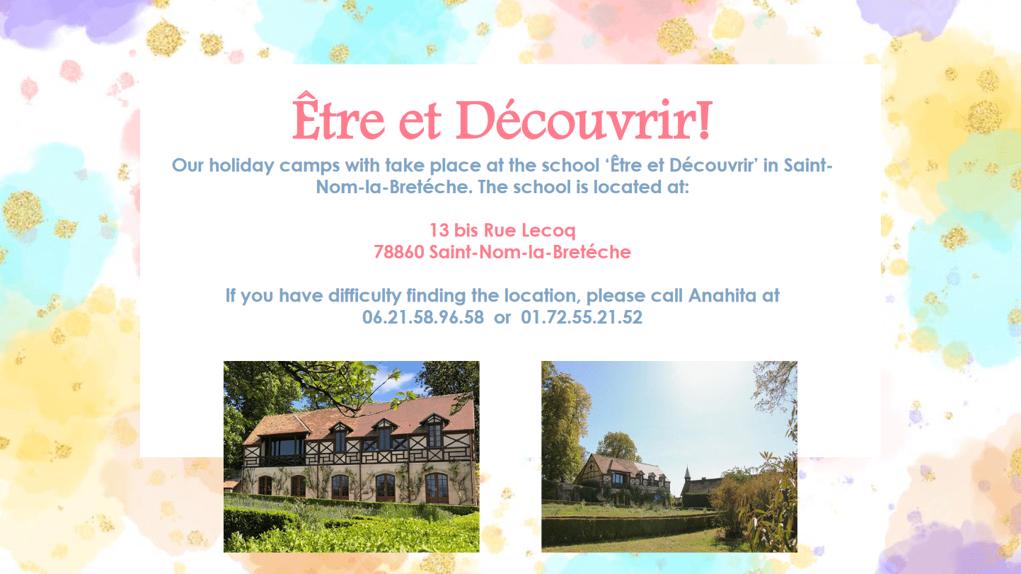 3 Same Club Summer Holiday Camp Paris Ouest