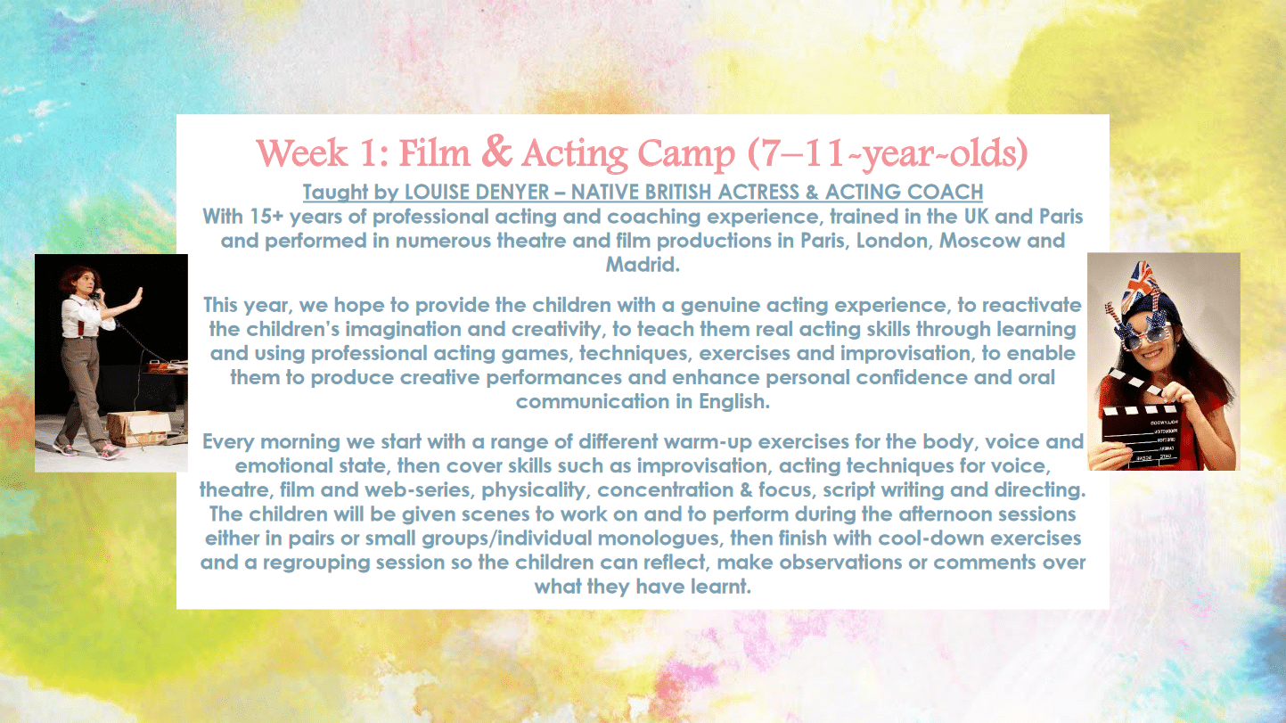 4 Same Club Summer Holiday Camp Paris Ouest