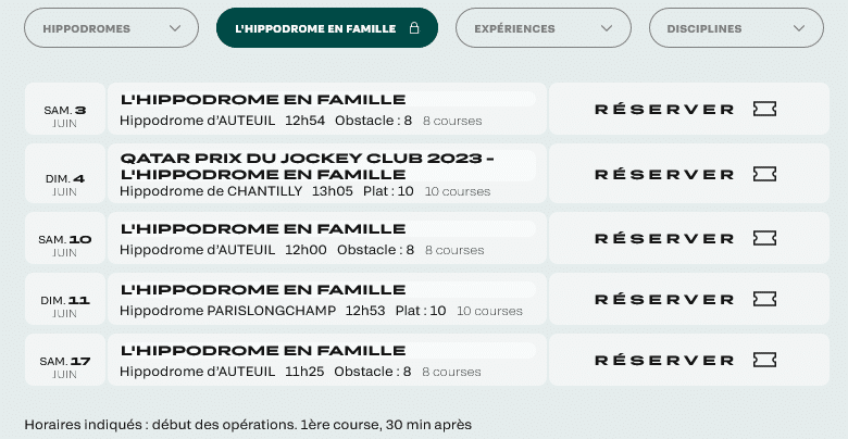 francegalop-live Hypodrome en Famille Paris ouest