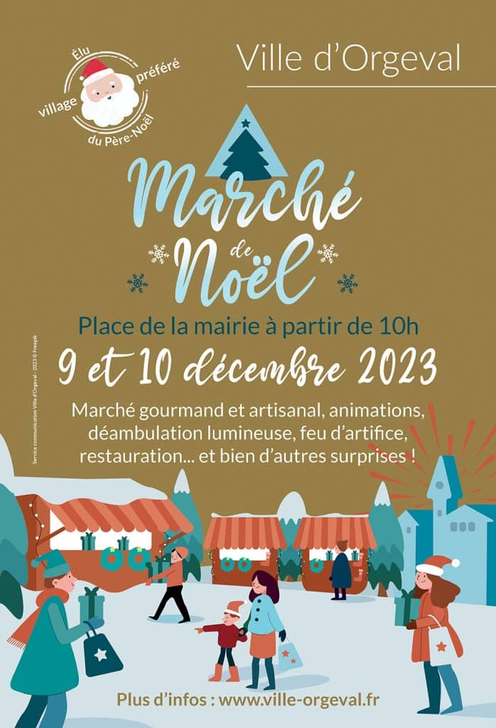 Marche de Noel de la ville d'orgeval