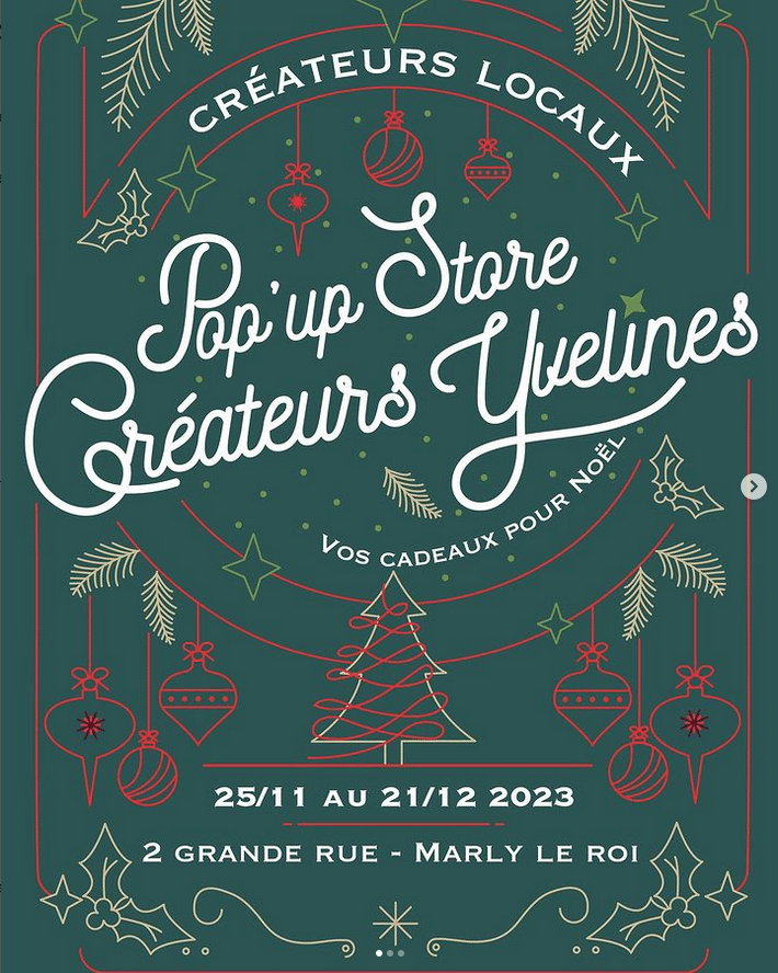 Pop up Strores Createurs des Yvelines Paris ouest