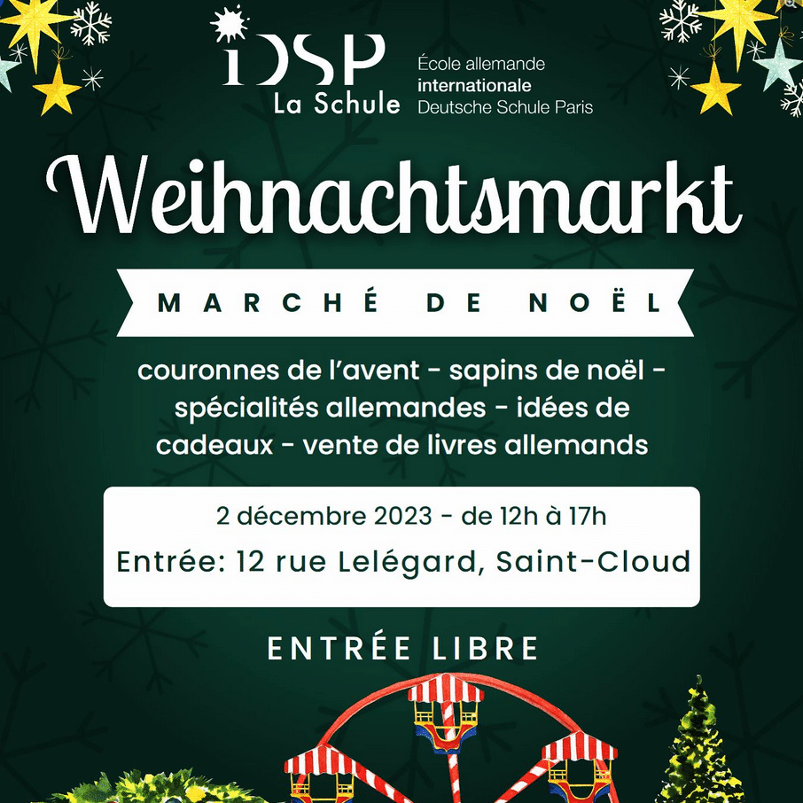 2 decembre marche de noel Internationale Deutsche Schule Paris (iDSP)