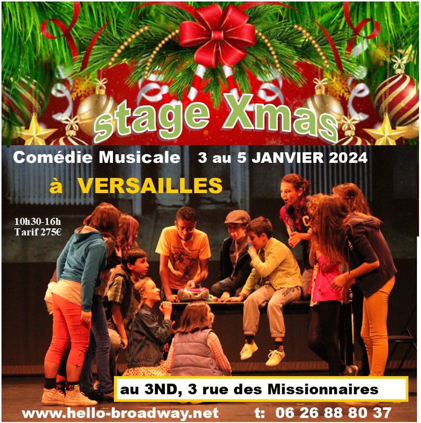 Hello Broadway stage kids xmas