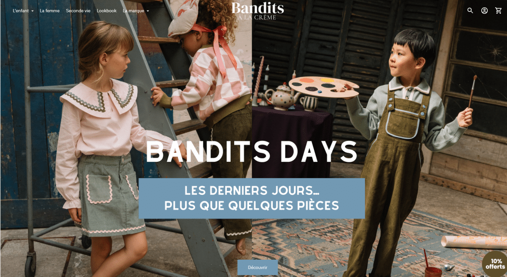 Bandits à la crème - Colorful &amp Matchy dressing for woman and kids