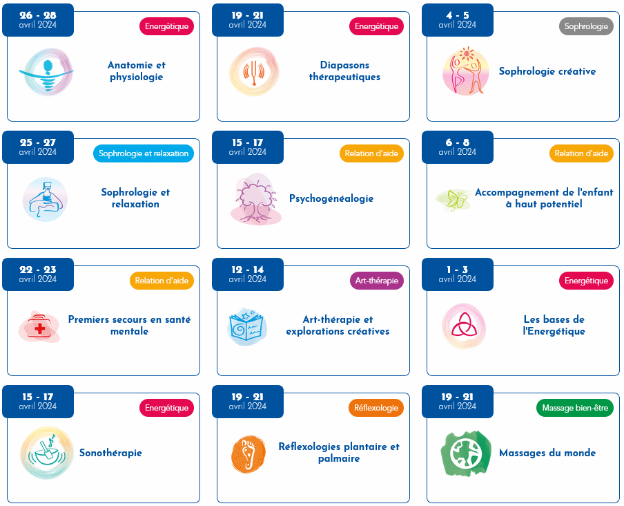 Formations Thérapie Holistique Institut Cassiopée