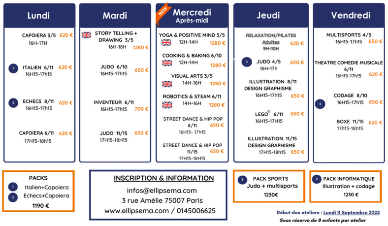 Activités montessori Ellipse School Academy