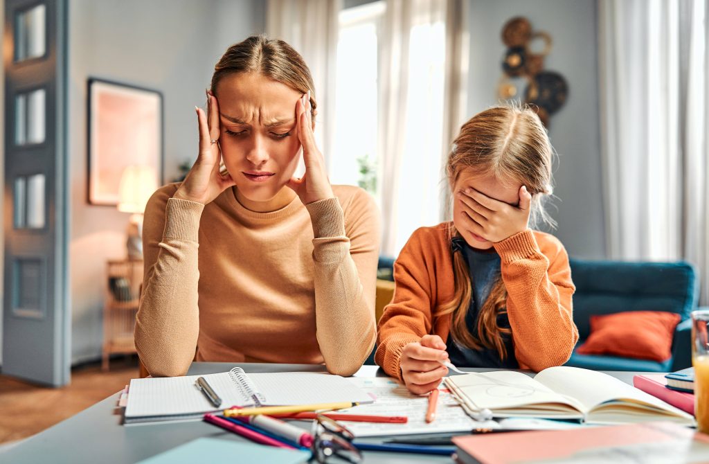 Difficultes des devoirs parents enfants