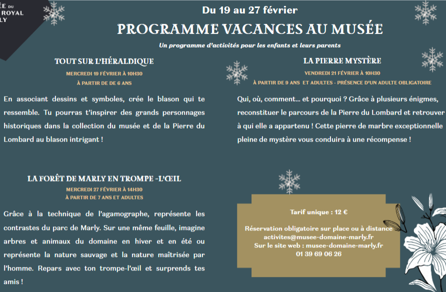 Programme-vacances-au-musee Musee Mareil Marly