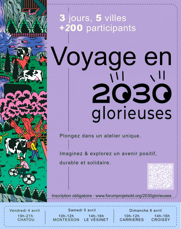 Voyage en 2030 Glorieuses Forum et Projets