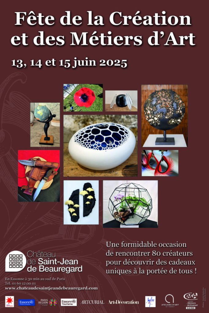 Fete de la creation et des metiers d 'art .au Chateau de Saint Jean de Beauregard