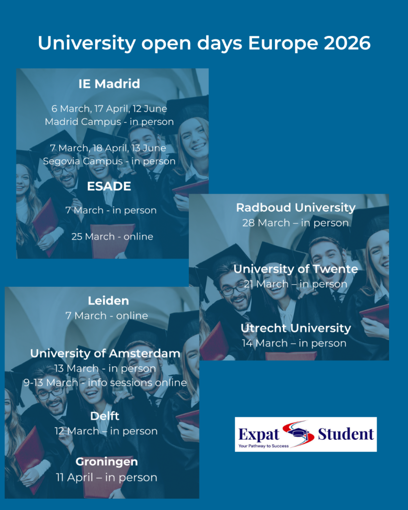 University Open Days Expat Student