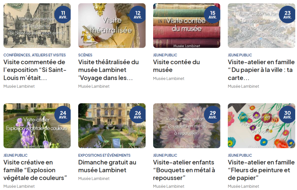 musee lambinet vacances de paques en famille