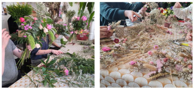 Mon panier a fleurs Atelier floral